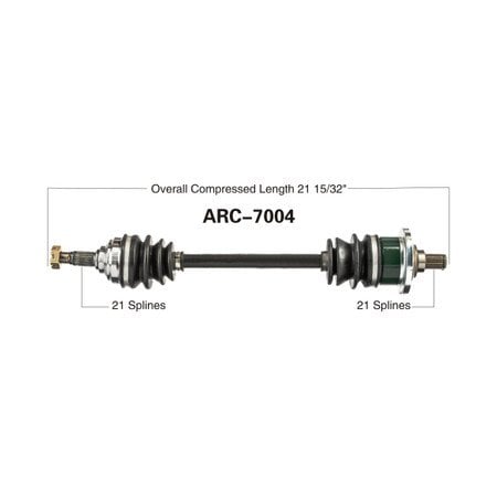 Wide Open OE Replacement CV Axle for ARCTIC FRONT/REAR 400/500/ ARC-7004